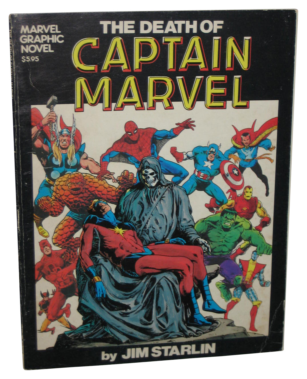 Marvel Comics Death of Captain Marvel (1982) Graphic Novel Paperback Book