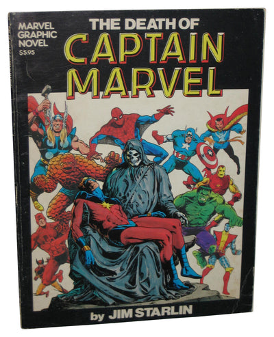 Marvel Comics Death of Captain Marvel (1982) Graphic Novel Paperback Book