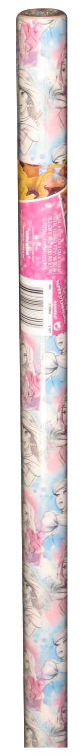 Disney Princess Holiday Christmas Gift Wrap Unique Wrapping Paper - (30sq ft)
