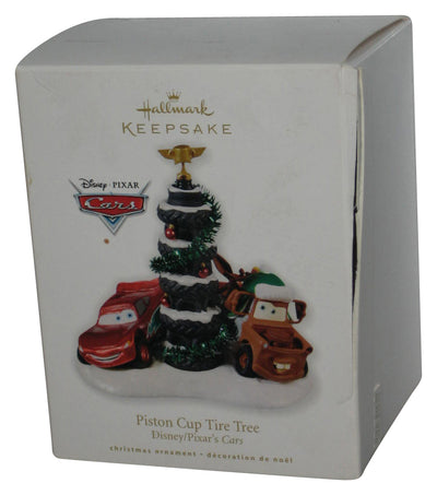 Hallmark Keepsake Disney Pixar Cars Piston Cup Tire Tree Christmas Ornament (Lightning & Mater 2010)