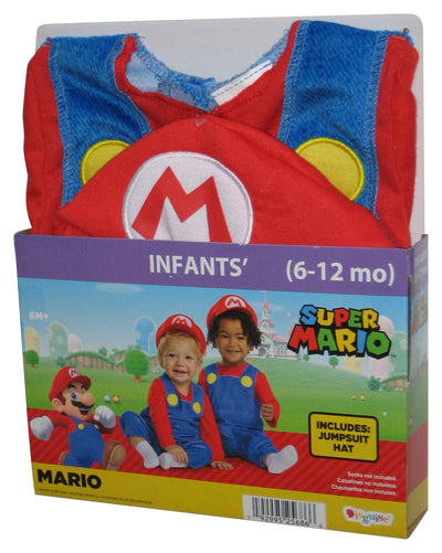 Nintendo Super Mario Bros. Infant 6-12 Costume Jumpsuit Disguise w/ Hat