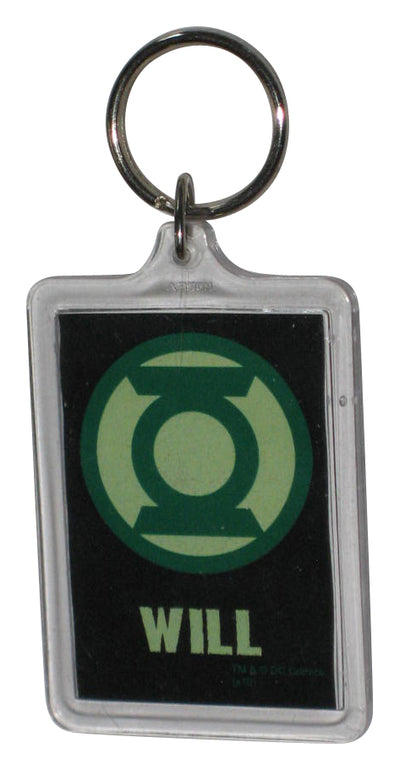 DC Comics Green Lantern Will Logo Ata-Boy Lucite Acrylic Keychain