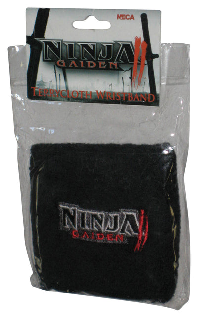 Ninja Gaiden II Logo Neca Black Terry Cloth Wristband