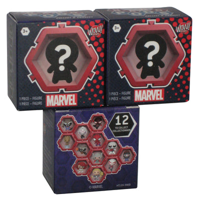 Marvel Comics Nano Wowstuff Mystery Blind Random Figure Lot - (3 Boxes)