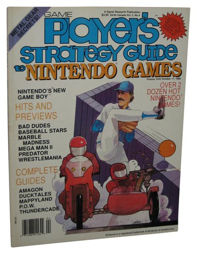 Game Player's Strategy Guide To Nintendo Games Magazine Book Vol. 2 No. 4