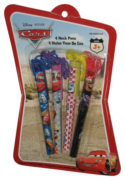 Disney Pixar Cars Movie Neck Pens 4-Pack