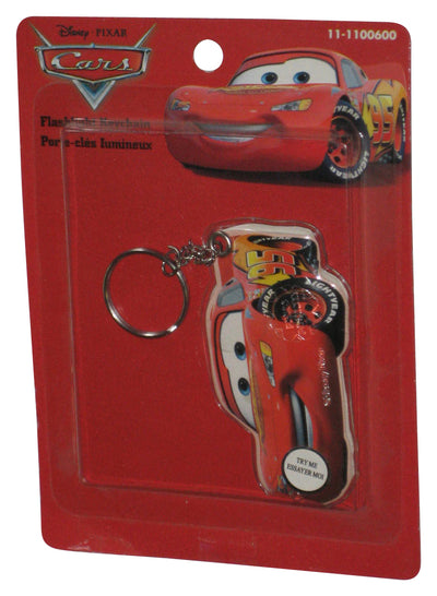Disney Pixar Cars Movie Lightning McQueen Flashlight Keychain