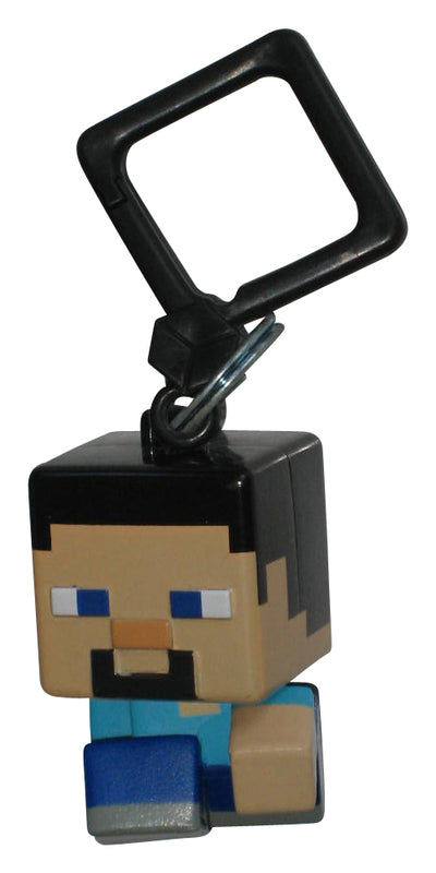 Minecraft Backback Buddies Steve Bag Clip Keychain