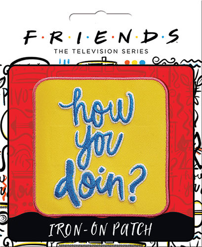 Friends TV Series How You Doin Joey Iron-On Patch 61067M