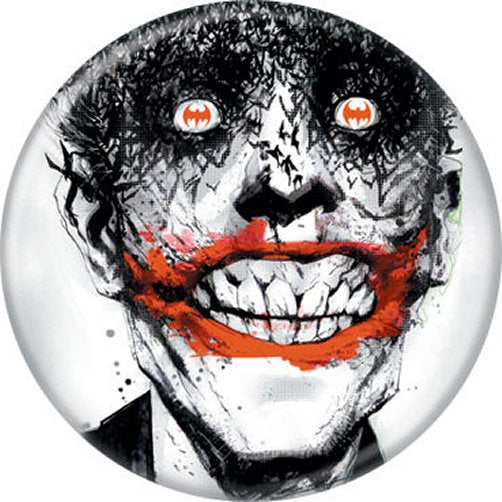DC Comics Batman Joker Bat Face Licensed 1.25 Inch Button 82701