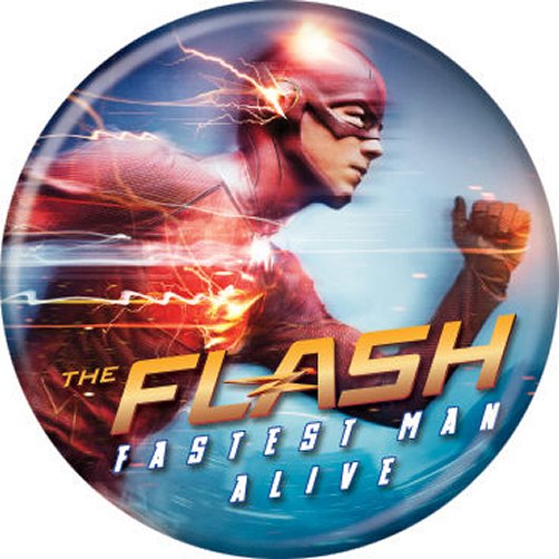 DC Comics The Flash Fastest Man Alive Licensed 1.25 Inch Button 84364