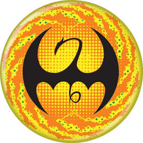 Marvel Comics Iron Fist Logo Symbol Licensed 1.25 Inch Button 84654