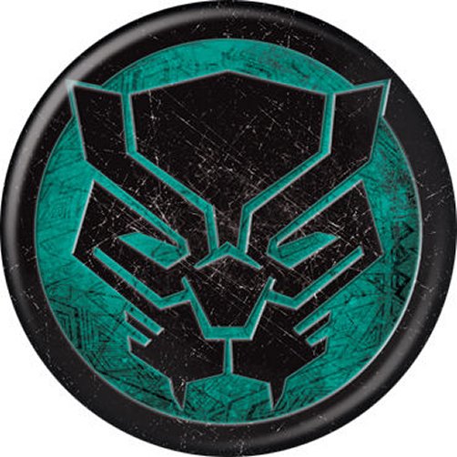 Marvel Comics Black Panther Icon Symbol Licensed 1.25 Inch Button 85933