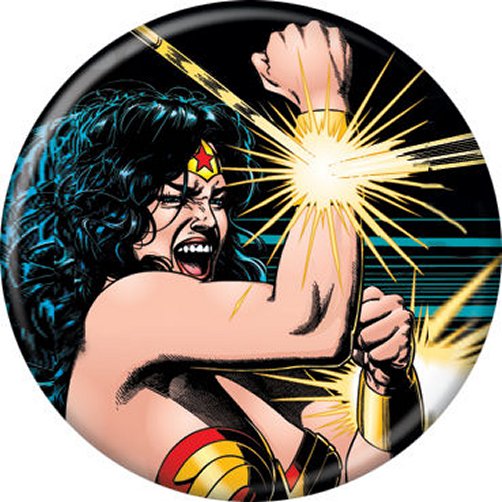 DC Comics Wonder Woman Bullet Licensed 1.25 Inch Button 86120