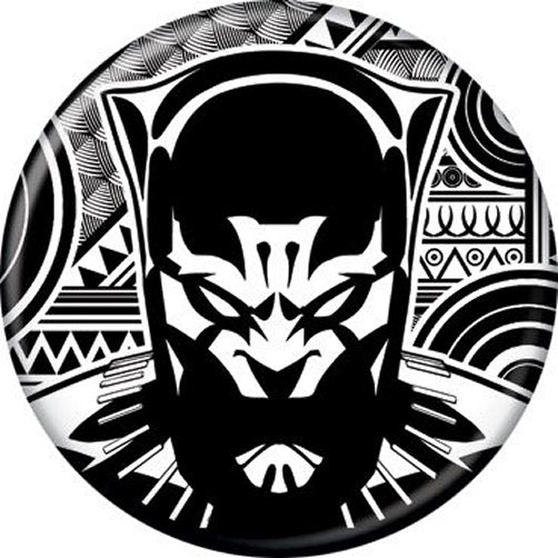 Marvel Comics Black Panther Black & White Licensed 1.25 Inch Button 86466