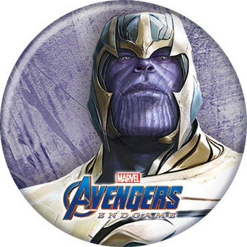 Marvel The Avengers Endgame Thanos Licensed 1.25 Inch Button 87328