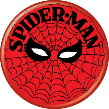 Marvel Comics Classic Spidey Insignia Red Licensed 1.25 Inch Button 87412