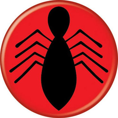 Marvel Comics Spider-Man Japanese Emblem Red Licensed 1.25 Inch Button 87589