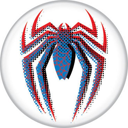 Marvel Comics Spider-Man Blue & Red Licensed 1.25 Inch Button 87591