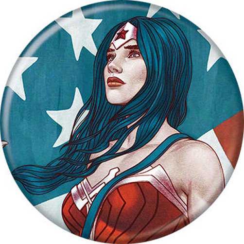 DC Comics Wonder Woman 30 Var J Frison Licensed 1.25 Inch Button 87738