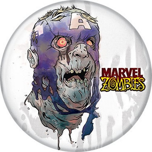 Marvel Comics Zombies Captain America Licensed 1.25 Inch Button 87792