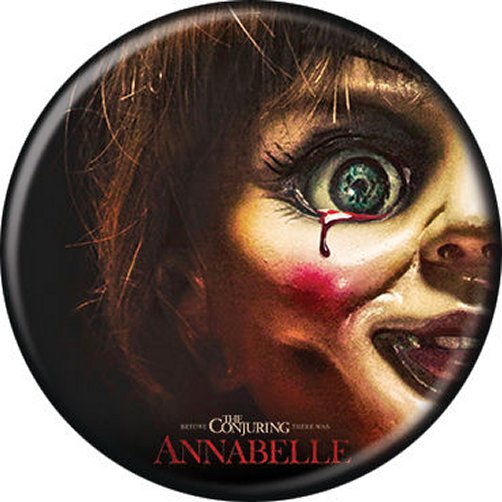 The Conjuring Movie Annabelle Licensed 1.25 Inch Button 87832