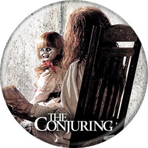 The Conjuring Movie Annabelle Licensed 1.25 Inch Button 87836