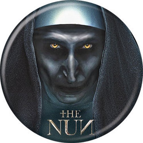 The Conjuring Movie Nun Valek Dark Licensed 1.25 Inch Button 87837