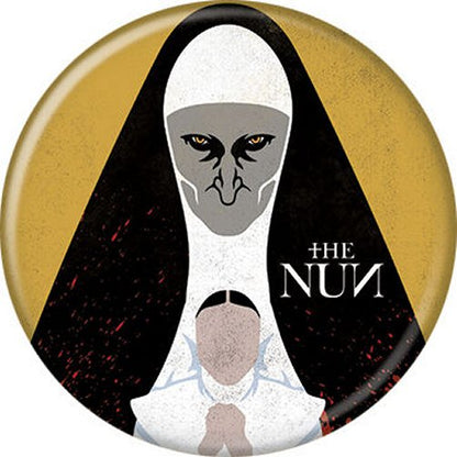 The Conjuring Movie Nun Rendering Licensed 1.25 Inch Button 87838