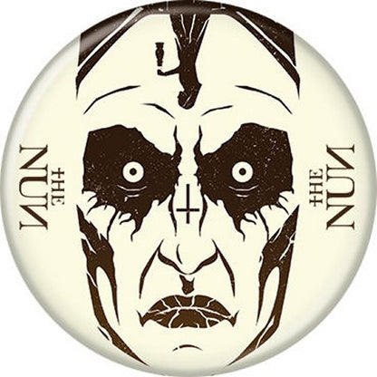 The Conjuring Movie Nun Graphic Face Licensed 1.25 Inch Button 87839