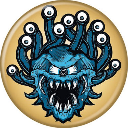 Dungeons & Dragons Beholder Licensed 1.25 Inch Button 87988