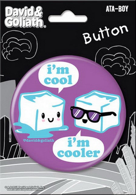 David and Goliath Cool 3-inch Button 97169