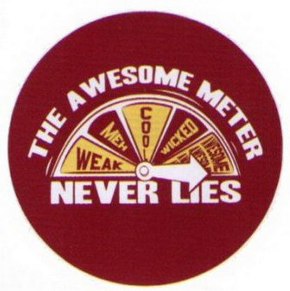 Awesome Meter Never Lies Button SB3961