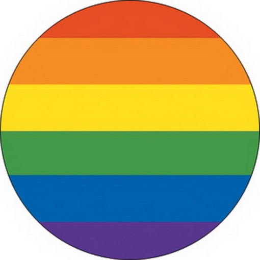 Rainbow Button B-0069