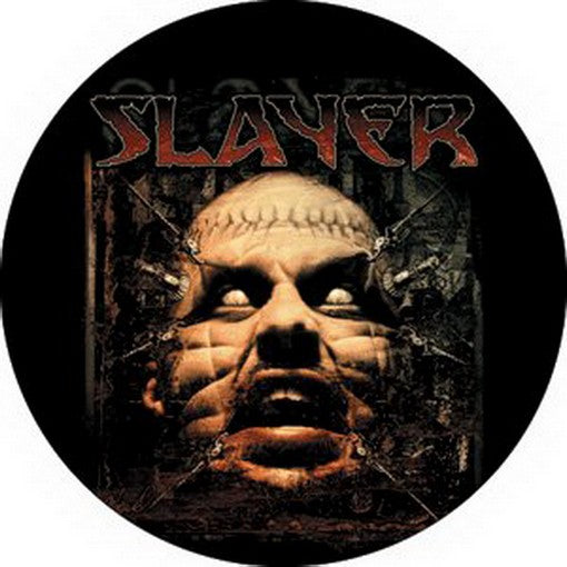Slayer Face Stretch Button B-0131