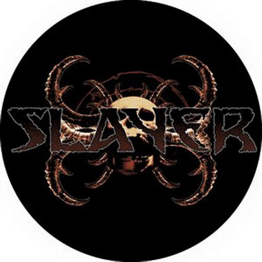 Slayer Logo Skull Button B-0132