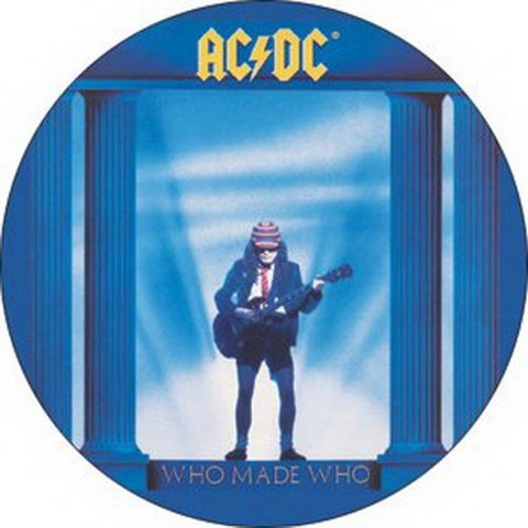 AC/DC Who Made Who Button B-0541