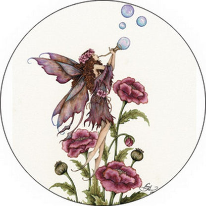 Amy Brown Blowin Bubbles Button B-0813