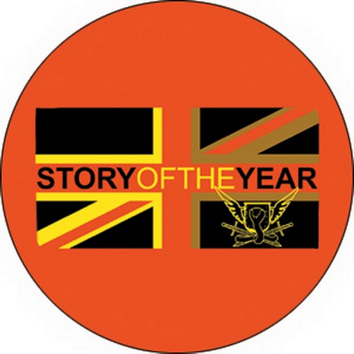 Story of The Year Flag Button B-1377