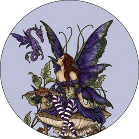 Amy Brown Under Garden Button B-3234