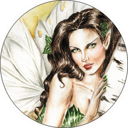 Nedda Birch Faeries Button B-3303