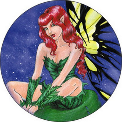 Nedda Leaf Faeries Button B-3304