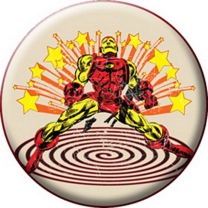 Marvel Comics Iron Man Stars Button B-5157