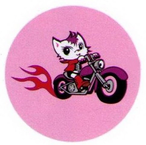 Bored Inc. Kitty Bike Button BB1503