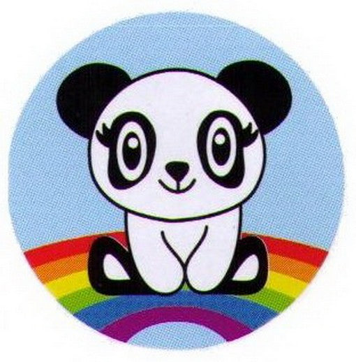 Bored Inc. Panda Rainbow Button BB3991