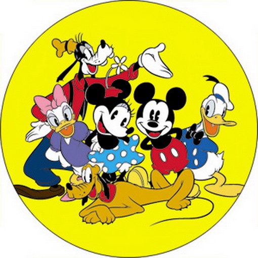 Disney Mickey & Friends Group Button B-DIS-0075