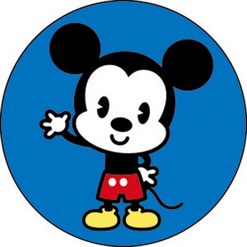 Disney Cuties Mickey Mouse Button B-DIS-0124