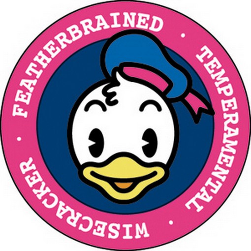 Disney Cuties Donald Duck Button B-DIS-0131