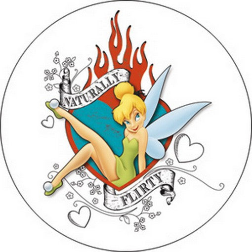 Tinker Bell Naturally Flirty Button B-DIS-0185