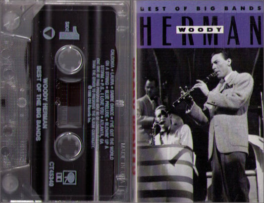 Best of Big Bands Woody Herman Vintage Audio Cassette Tape